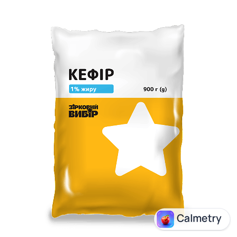 Кефір Зірковий вибір 1% п/е, 900г