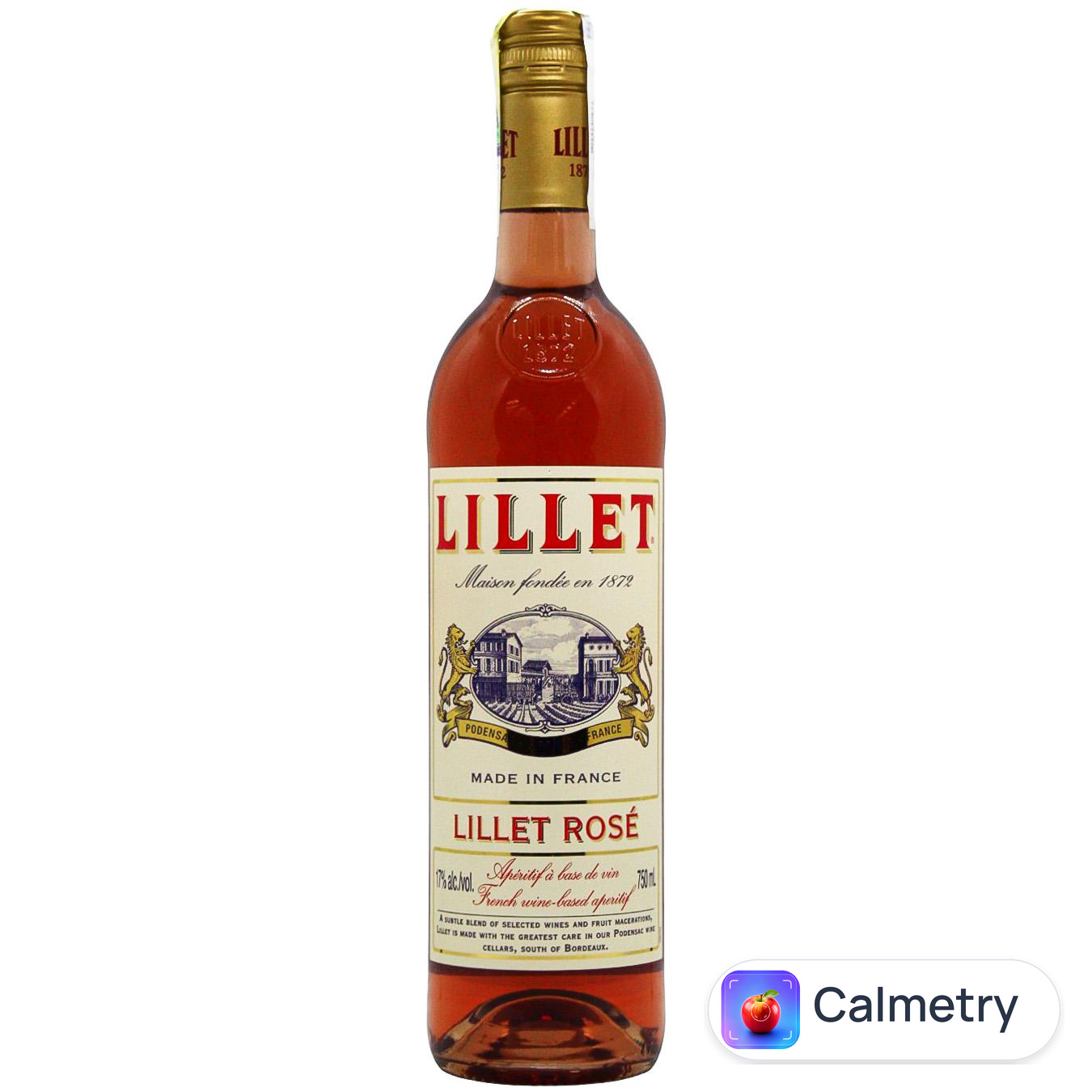 Аперитив Lillet Rose на основі вина 17% 0,75л