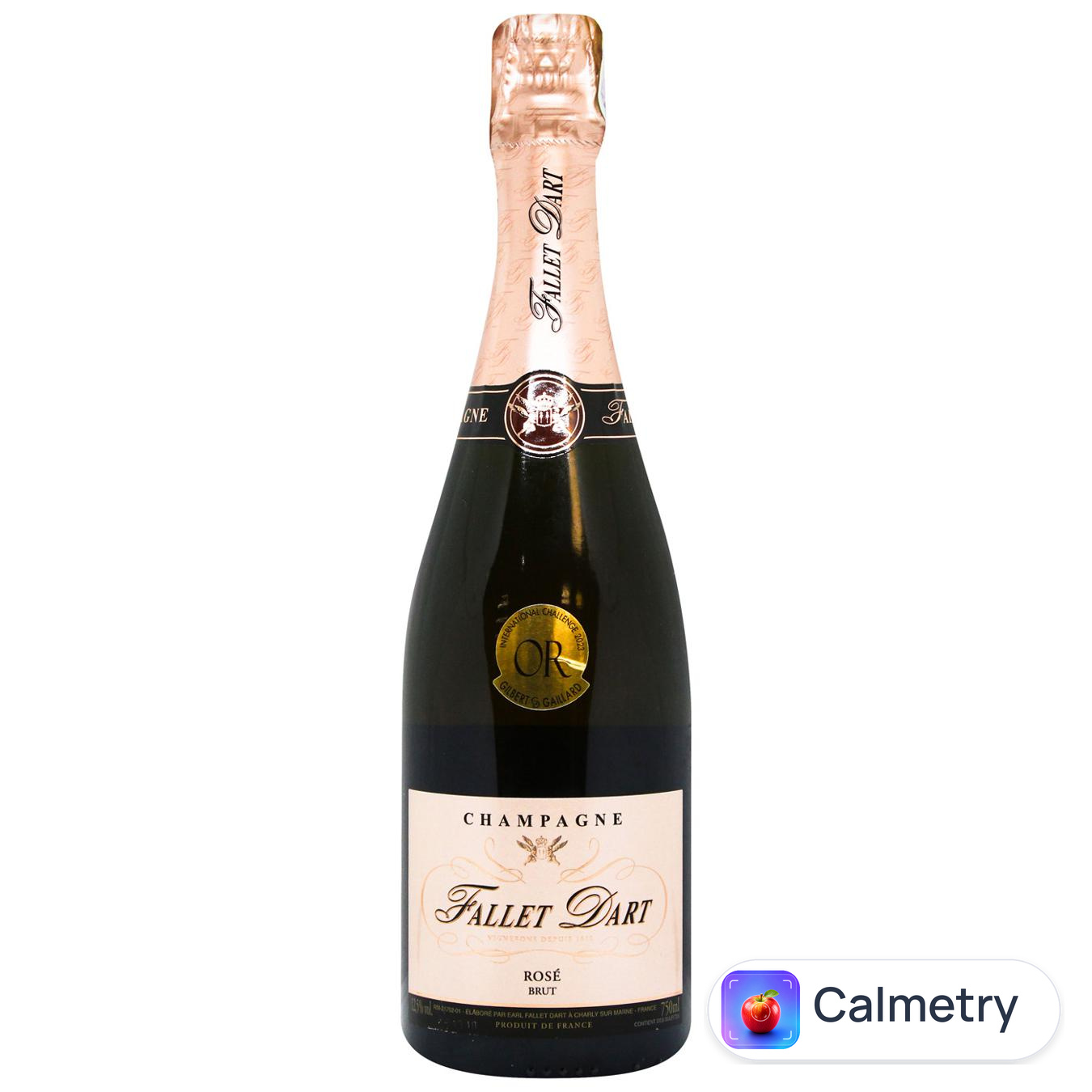 Шампанське Fallet Dart Rose рожеве сухе 12,5% 0,75л