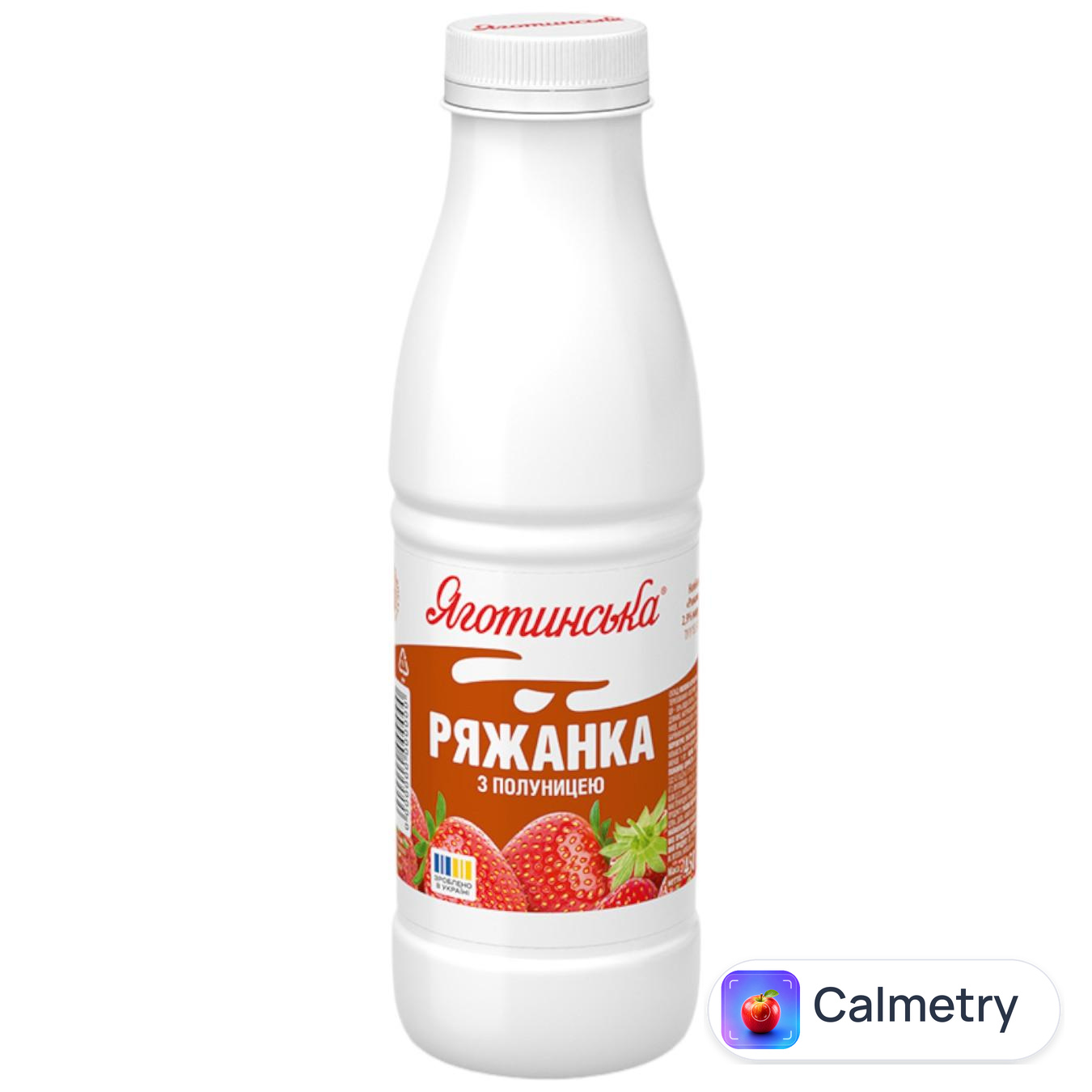 Ряжанка Яготинська з полуницею 2,9% 450г
