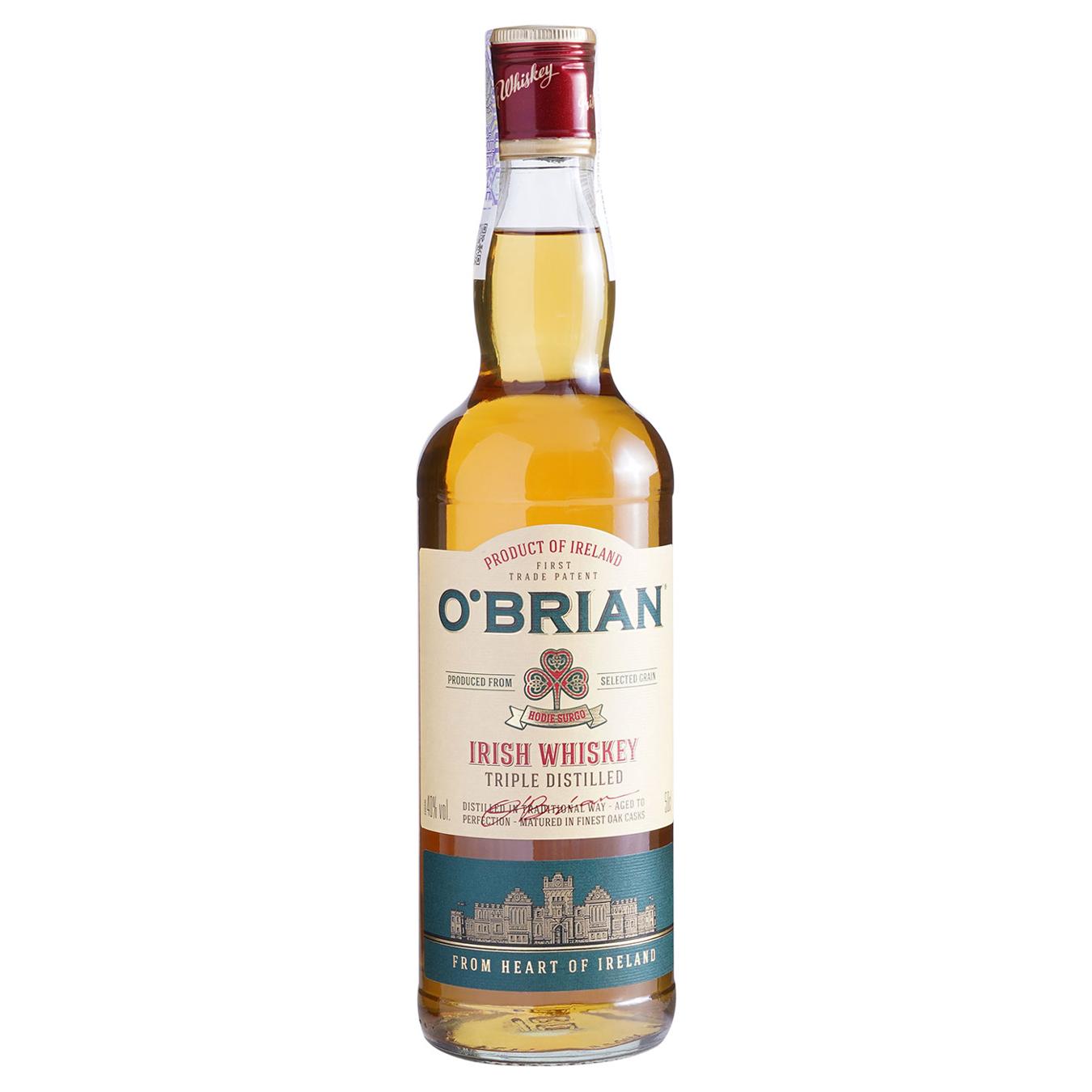 Віскі O'Brian 40% 0,5л — фото продукту