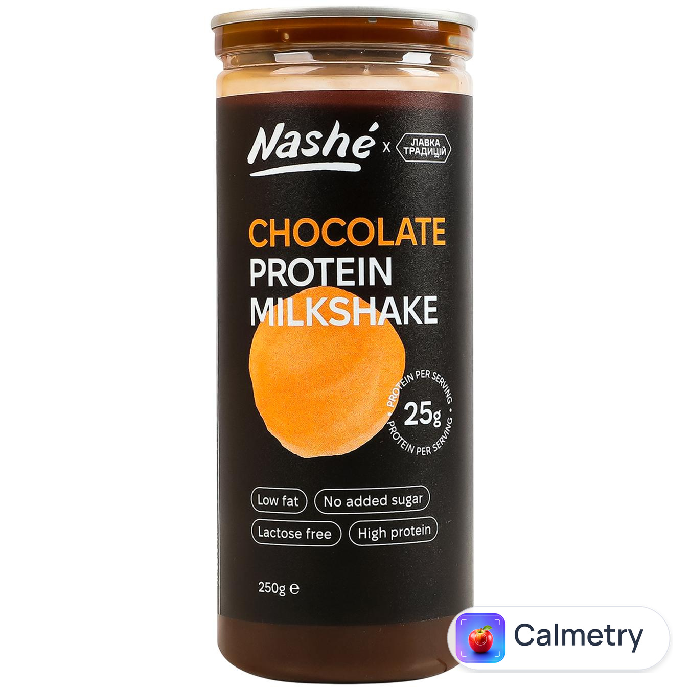 Шейк Nashe молочний зі смаком шоколаду протеїновий безлактозний 1% 250г Nashé
