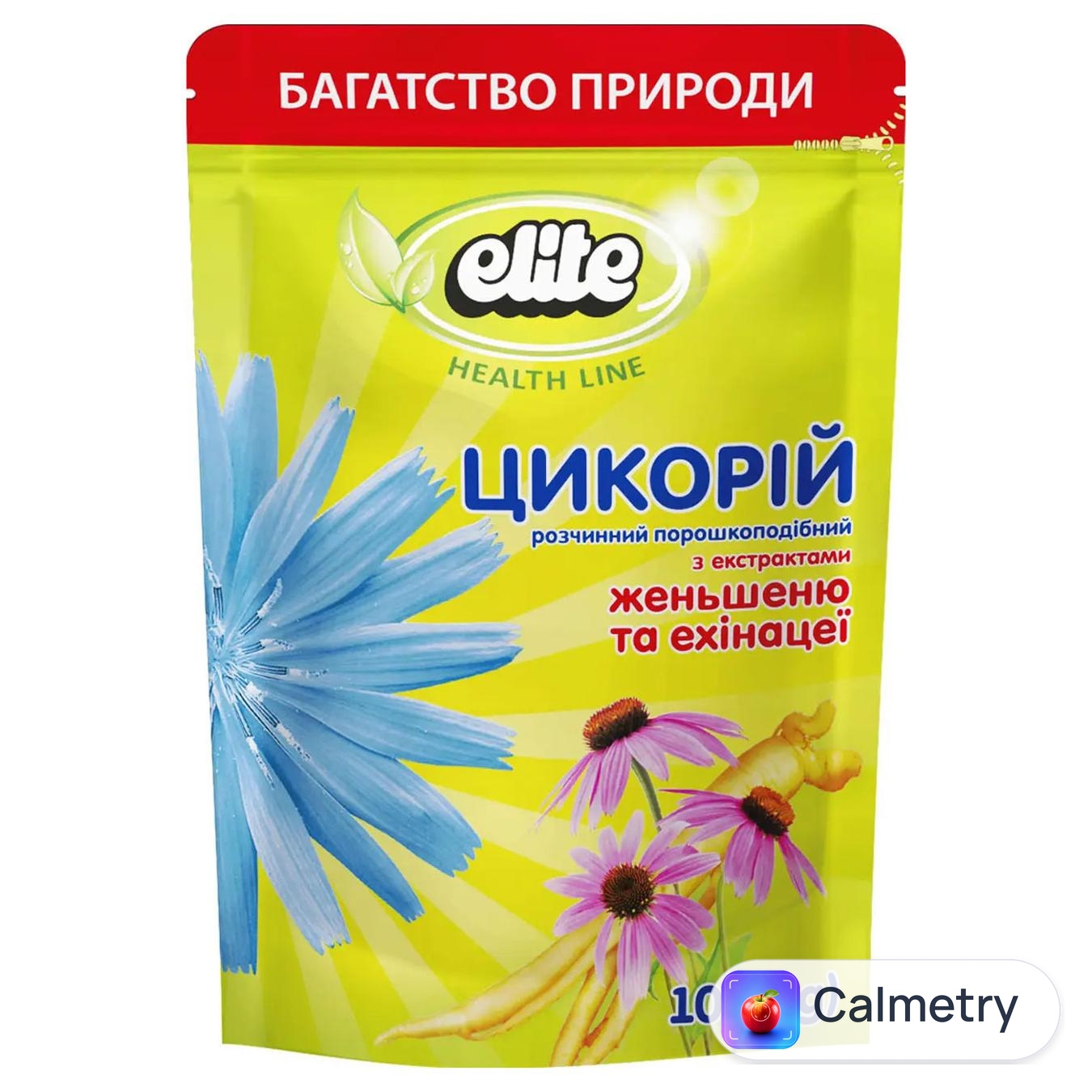 Цикорій Elite з екстрактами женьшеню та ехінацеї 100г
