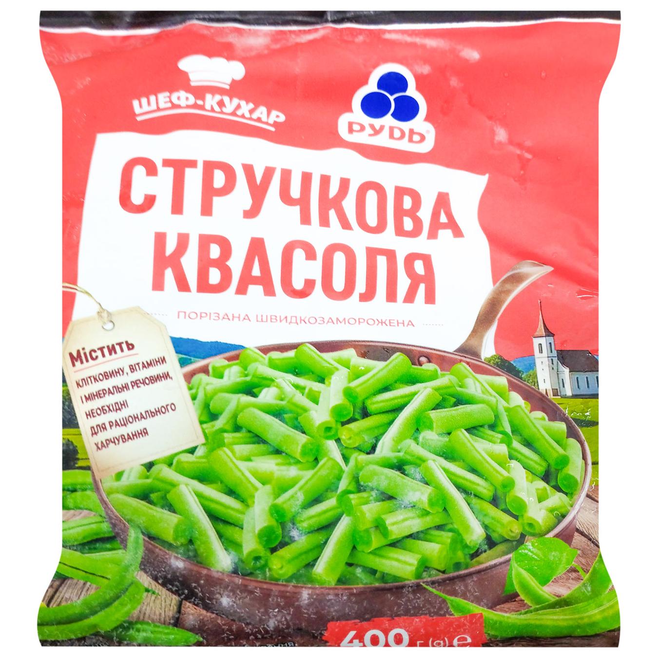 Квасоля стручкова Рудь порізана швидкозаморожена 400г — фото продукту
