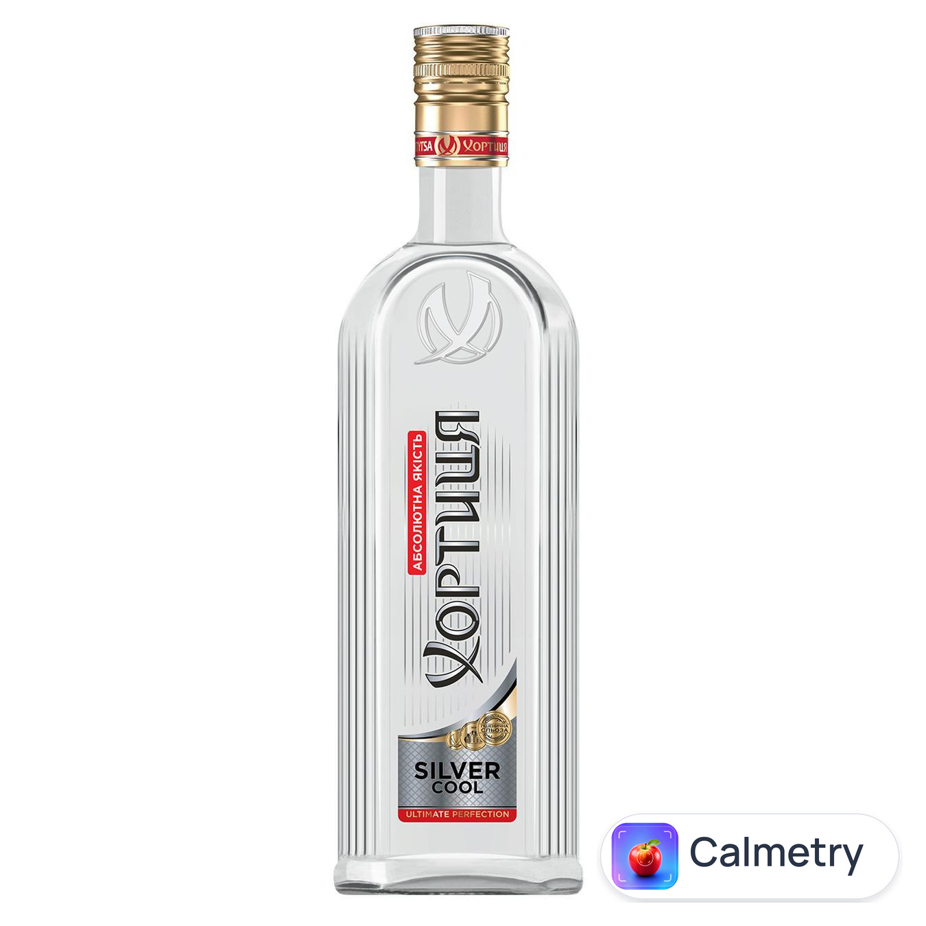Горілка Хортиця Срібна Прохолода 40% 1л — фото продукту