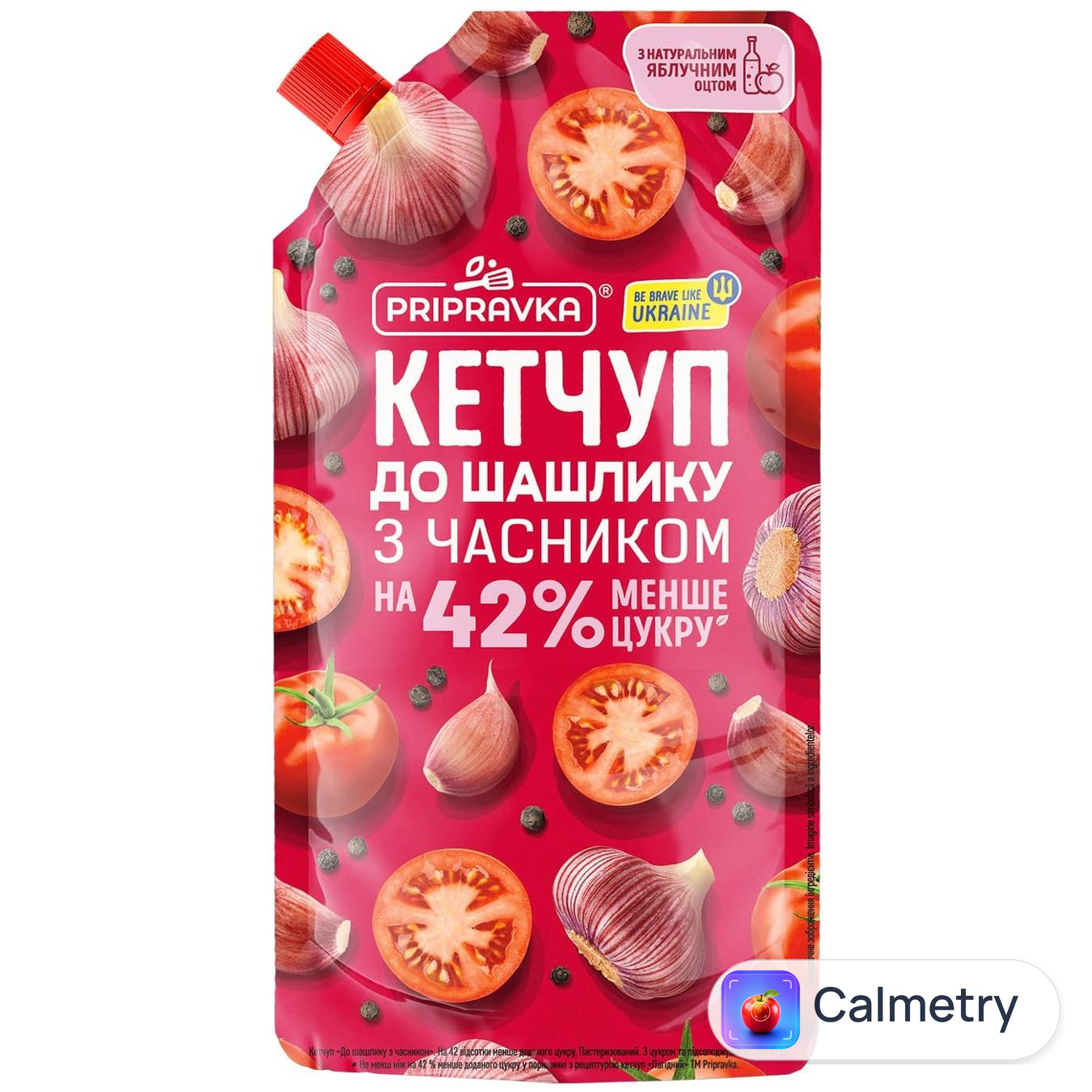 Кетчуп Pripravka до шашлику з часником 400г