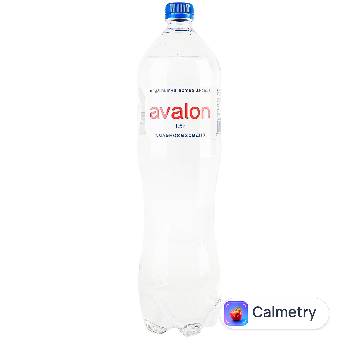 Вода питна Avalon артезіанська сильногазована 1,5л