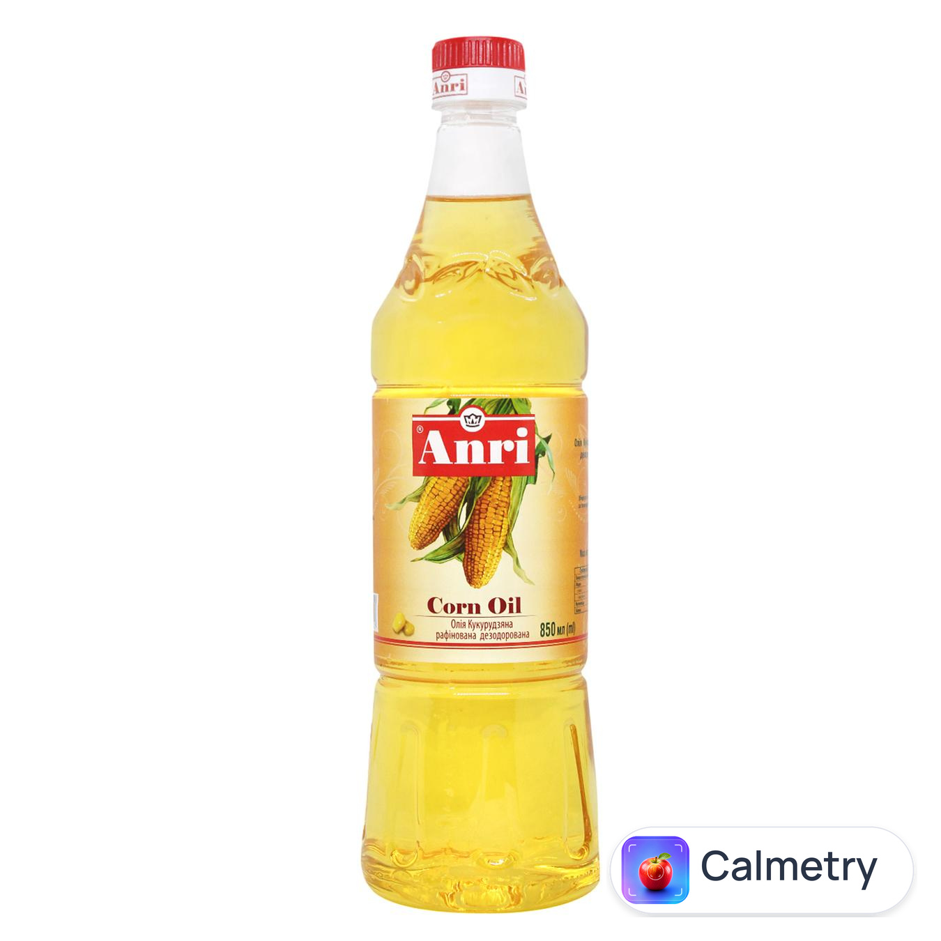 Олія кукурудзяна Anri рафінована дезодорована 0,85л — фото продукту