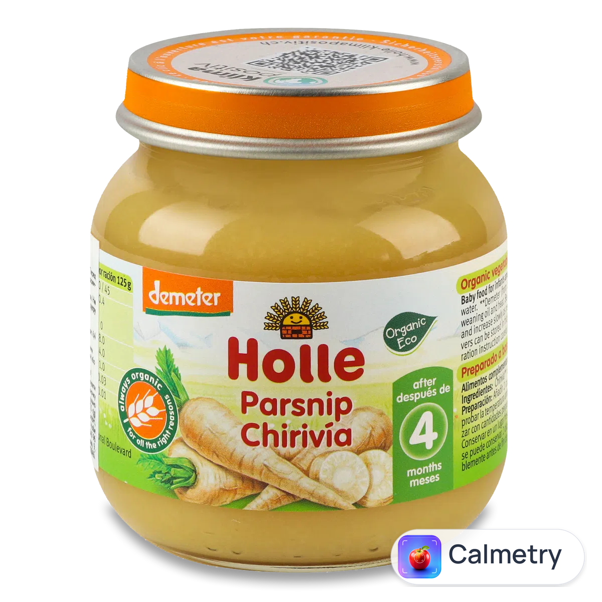 Пюре Holle Organic пастернак 125г