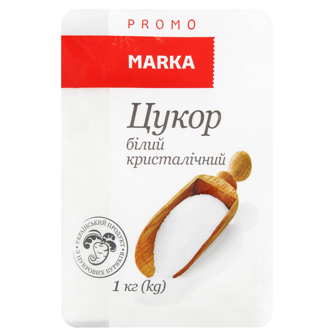 Цукор Marka Promo білий кристалічний 1кг — фото продукту