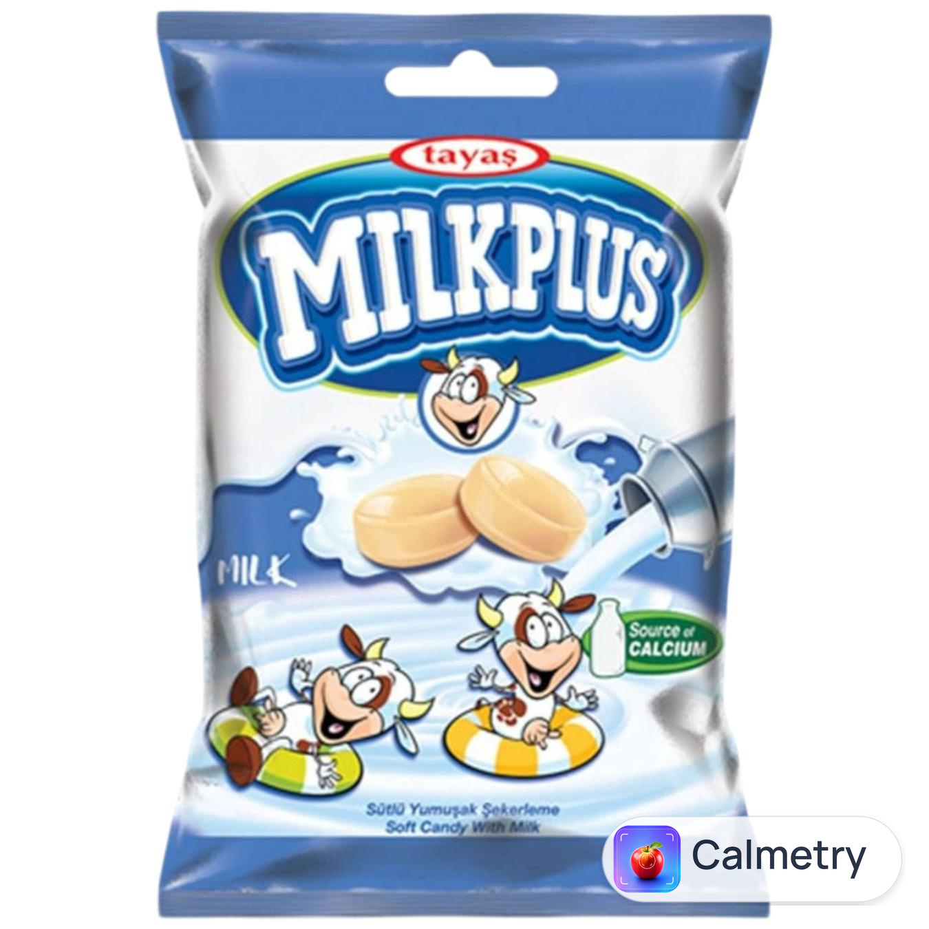 Цукерки Tayas Milk Plus жувальні 250г