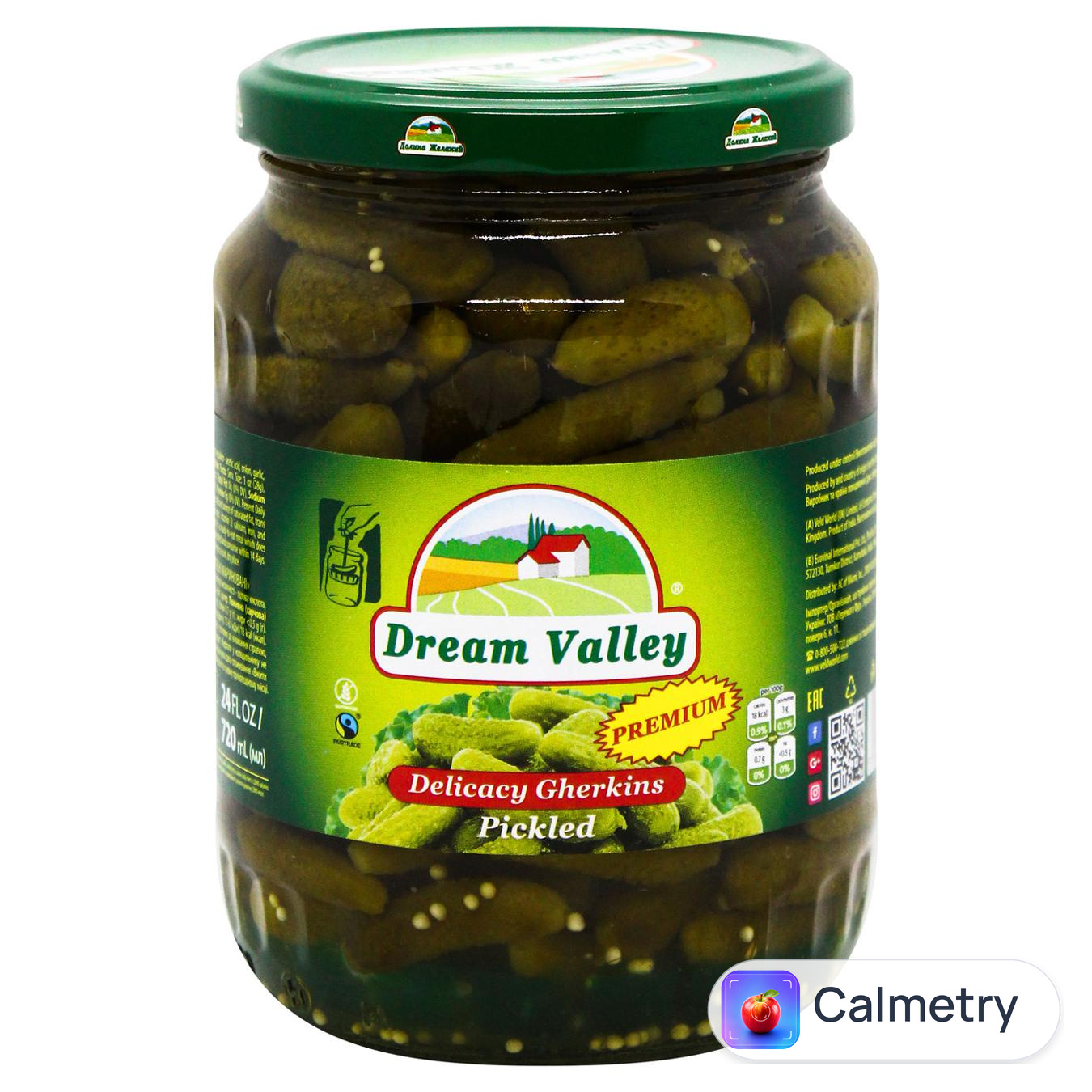 Корнішони Dream Valley делікатесні мариновані 720мл