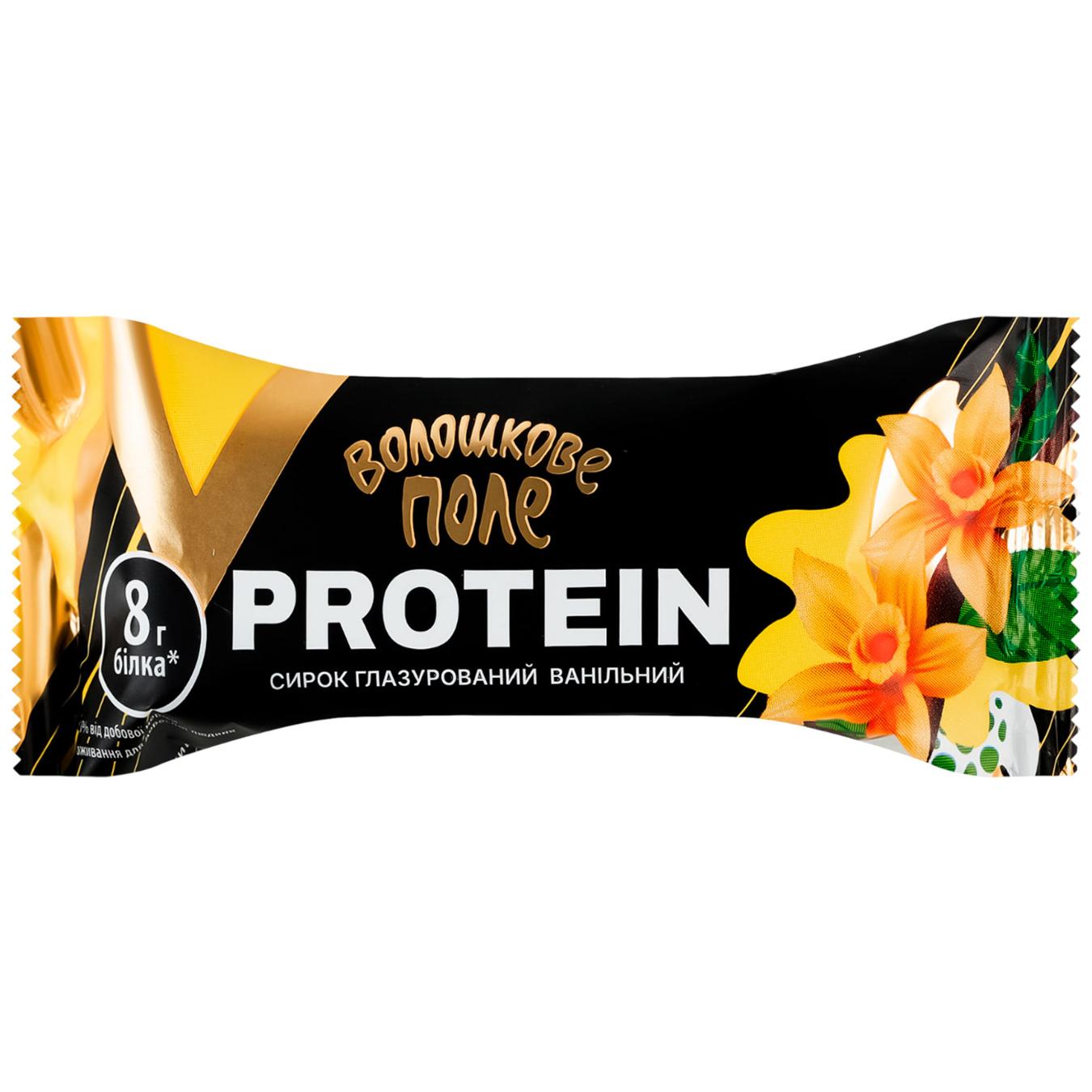 Сирок глазурований Волошкове Поле Protein з ароматом ваніліну 18% 36г — фото продукту