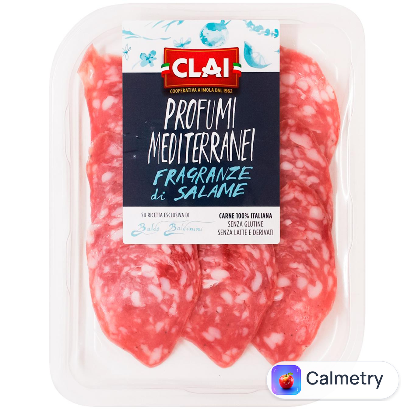 Ковбаса Clai Салямі з травами нарізана 70г