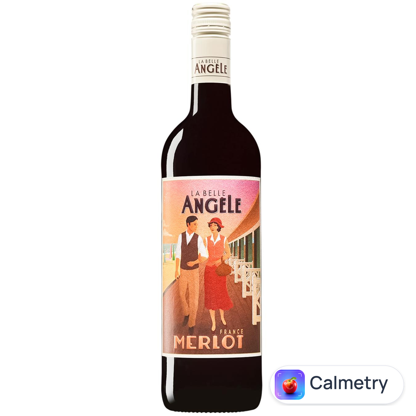 Вино La Belle Angele Merlot червоне сухе 13% 0,75л