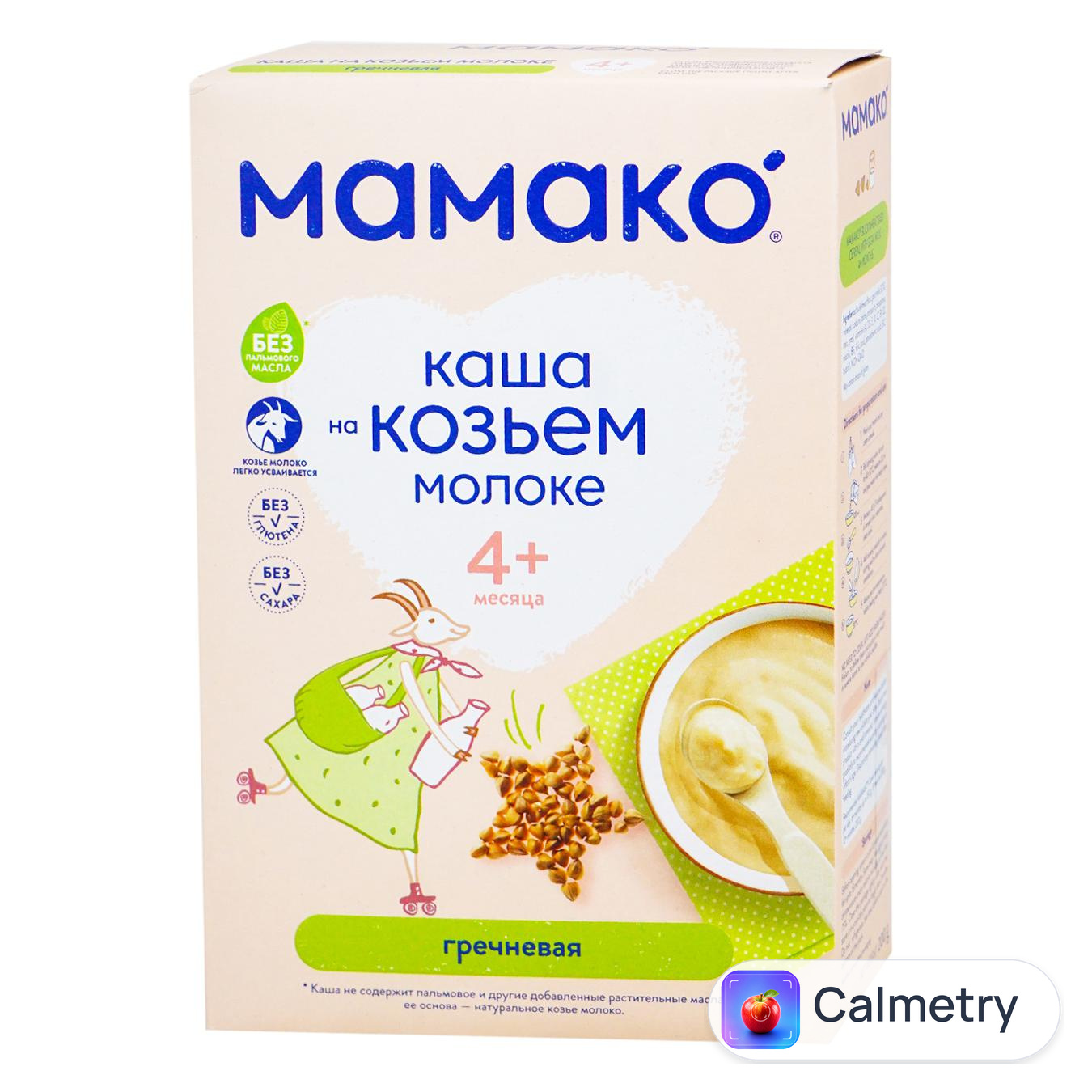 Каша Мамако гречана на козячому молоці 200г