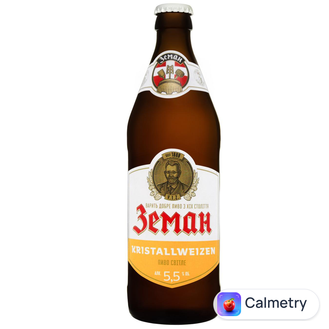 Пиво Zeman Kristallweizen світле 5,5% 0,5л — фото продукту