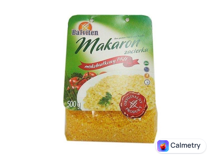 Макарони без глютену локшина терта низькобілкова PKU Balviten 500 г