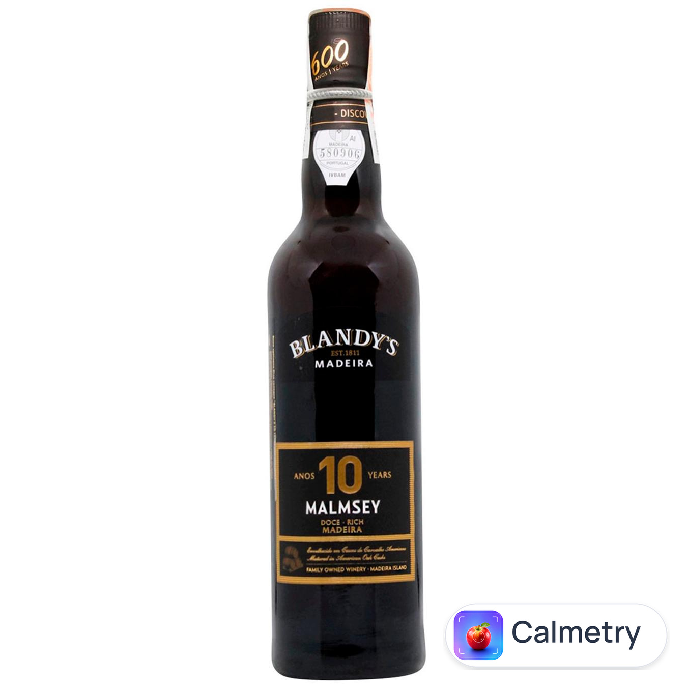 Вино Blandy's Malmsey 10yo біле солодке кріплене 19% 0,5л