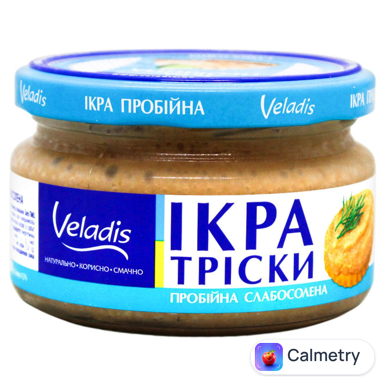 Ікра тріски Veladis пробійна слабосолена 180г