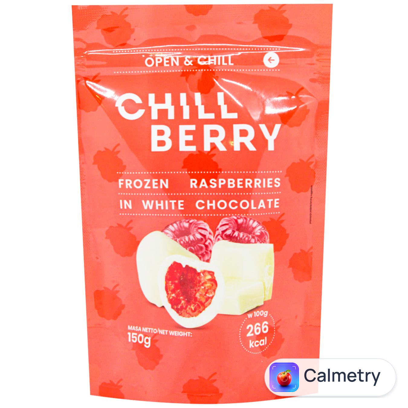 Малина Chillberry заморожена в білому шоколаді 150г