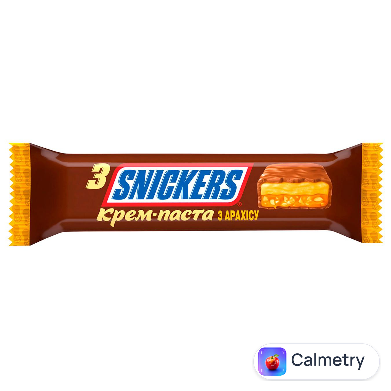 Батончик Snickers Creamy Peanut Butter з арахісовим маслом 54,75г — фото продукту