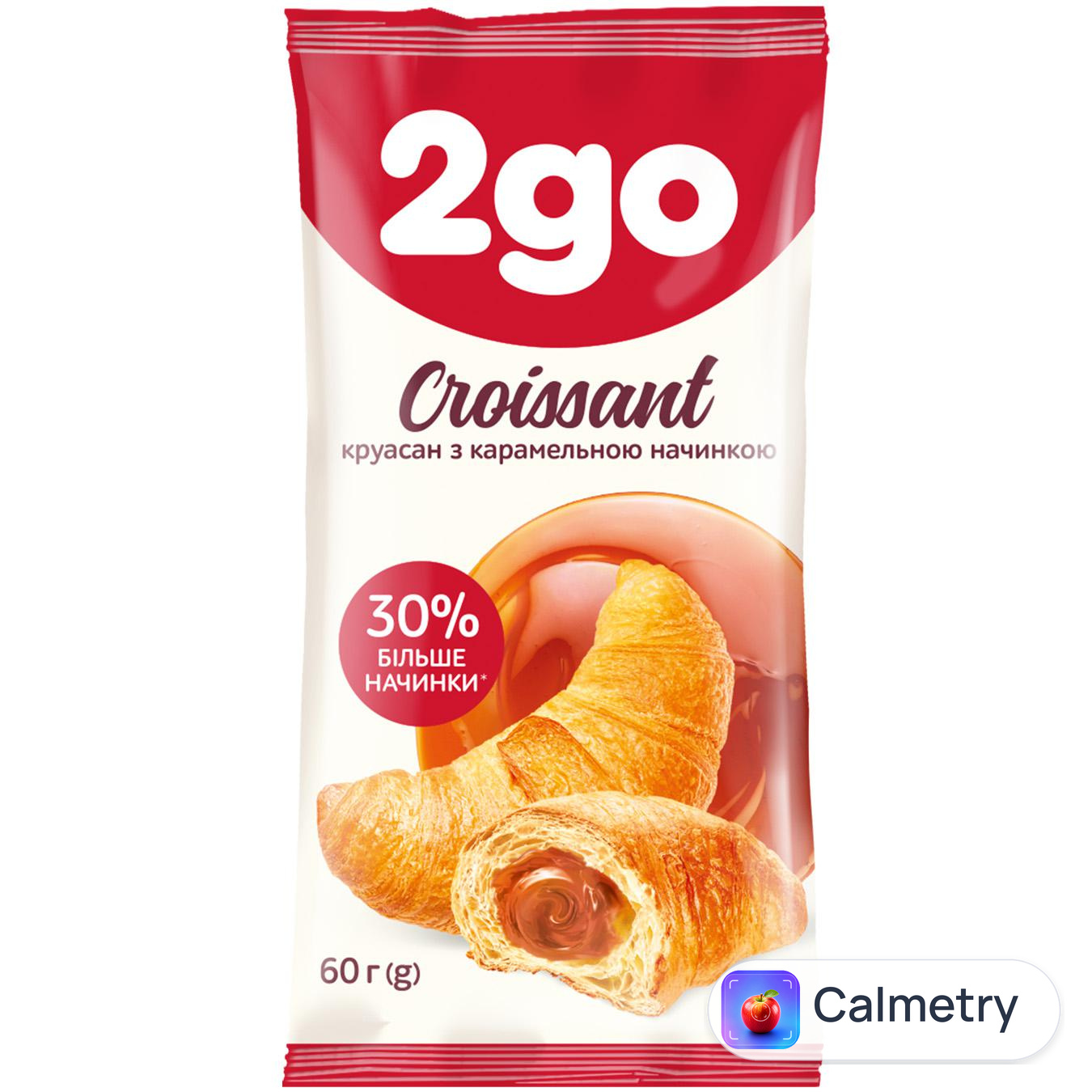 Круасан 2go карамельна начинка 60г