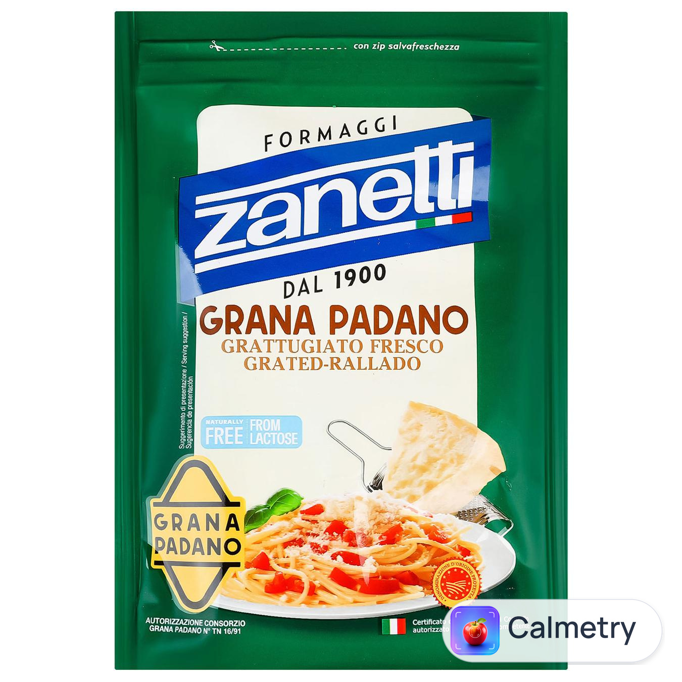 Сир Zanetti Грана Падано тертий 32% 100г