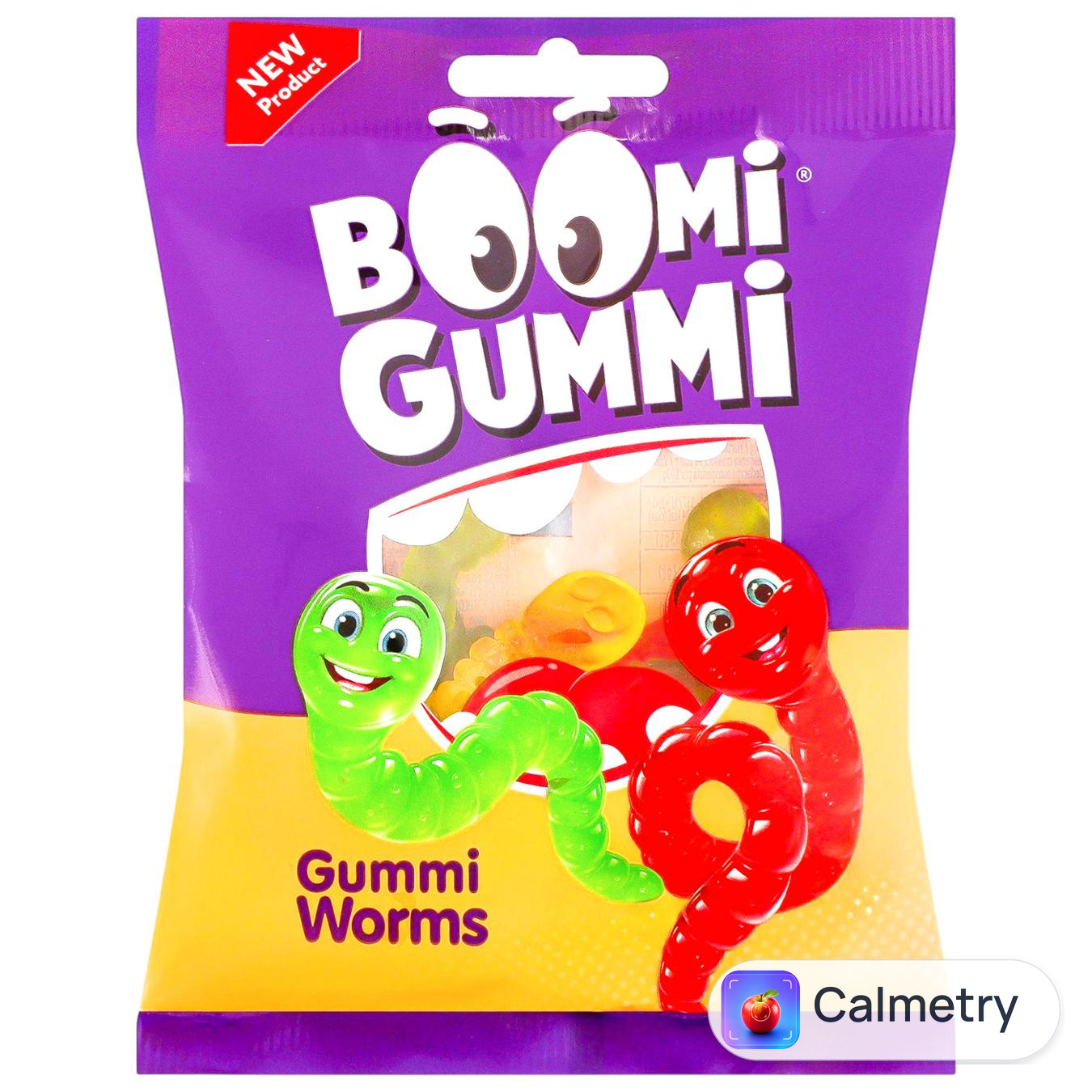 Цукерки Boomi Gummi Worms желейні 70г