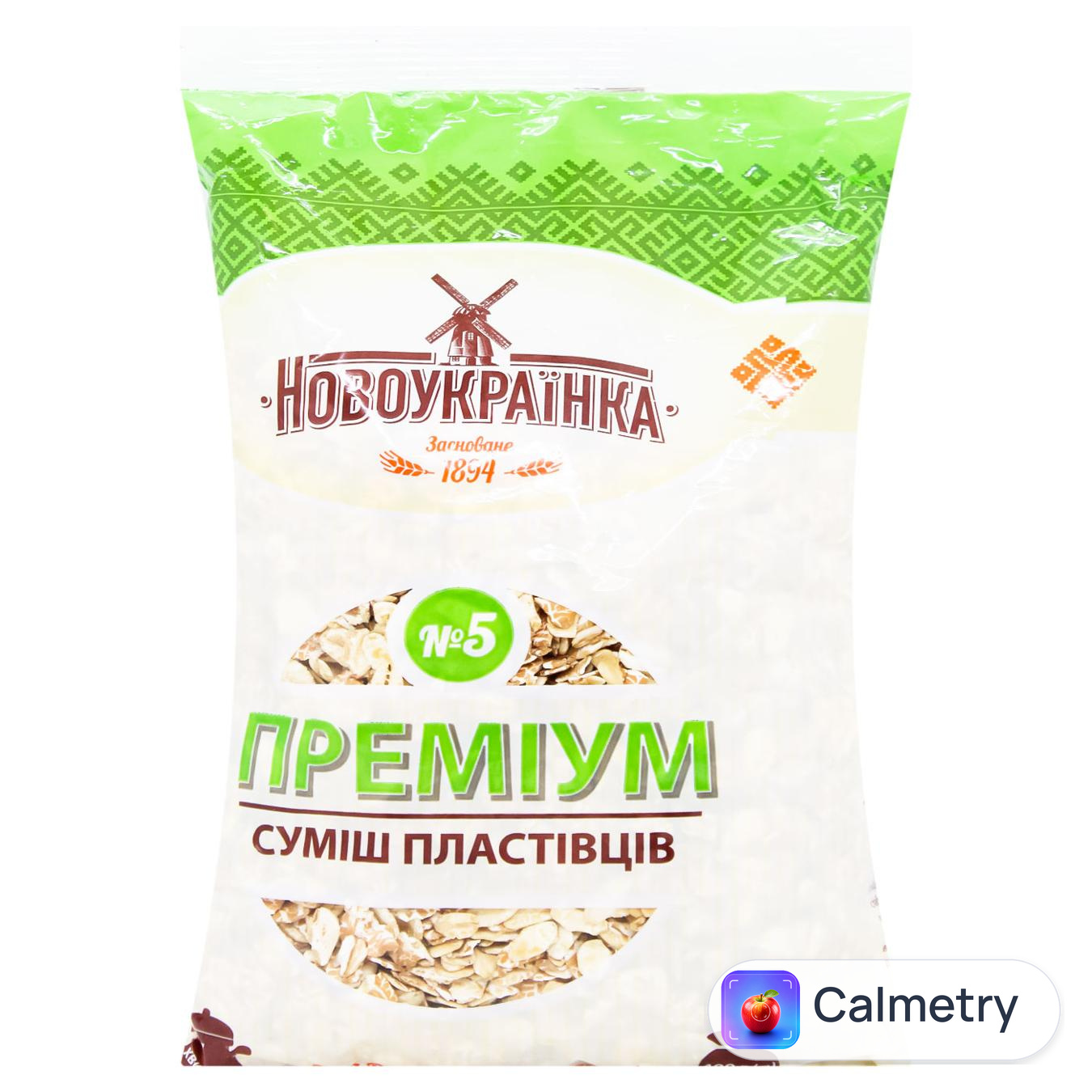 Суміш пластівців Новоукраїнка Преміум №5 400г