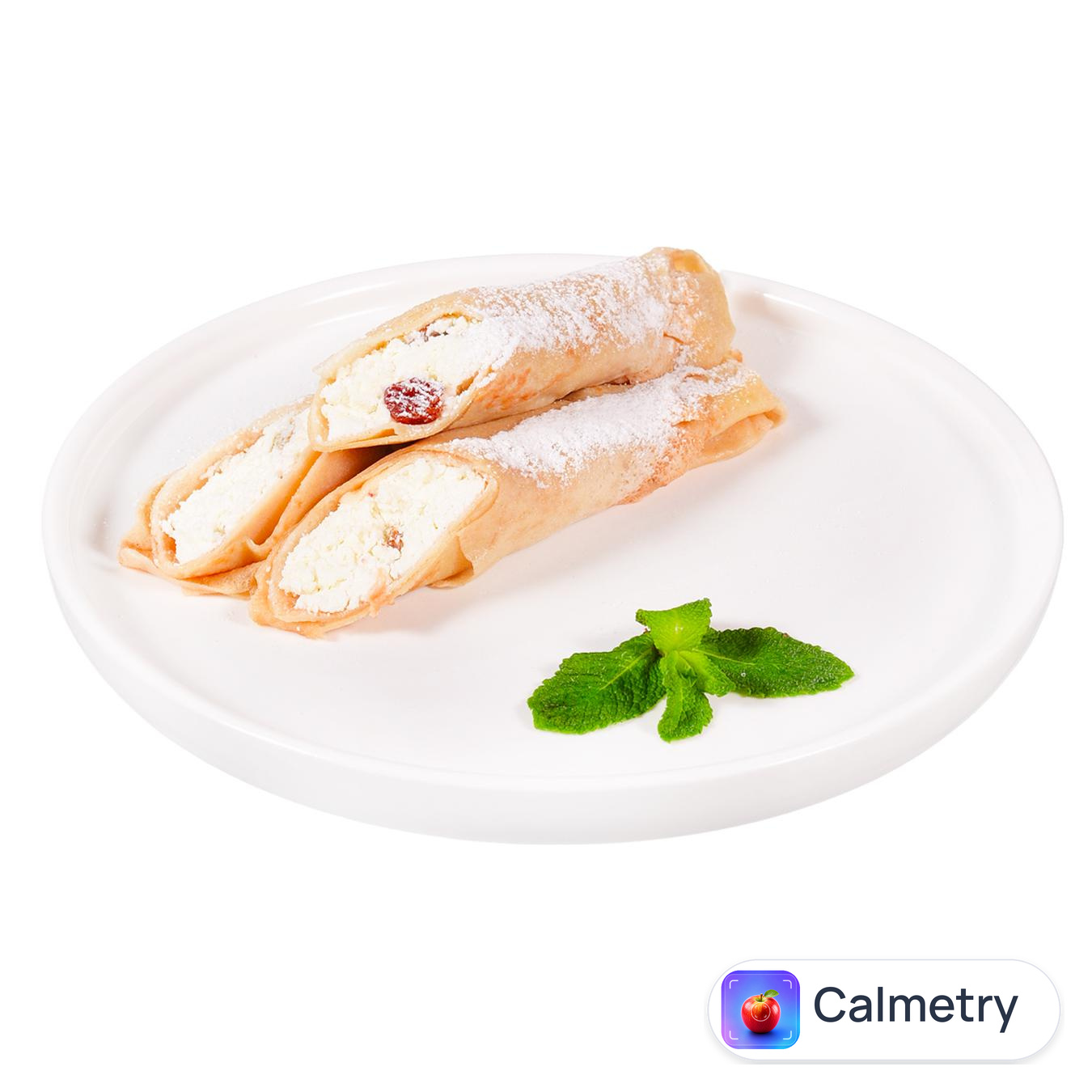 Млинці з сиром та родзинками