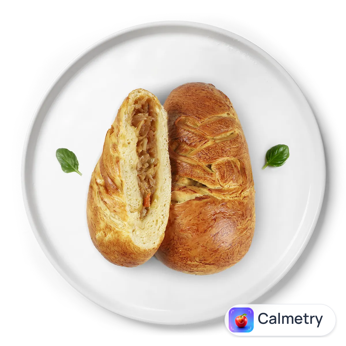 Пиріг закритий з фаршем із свіжої капусти