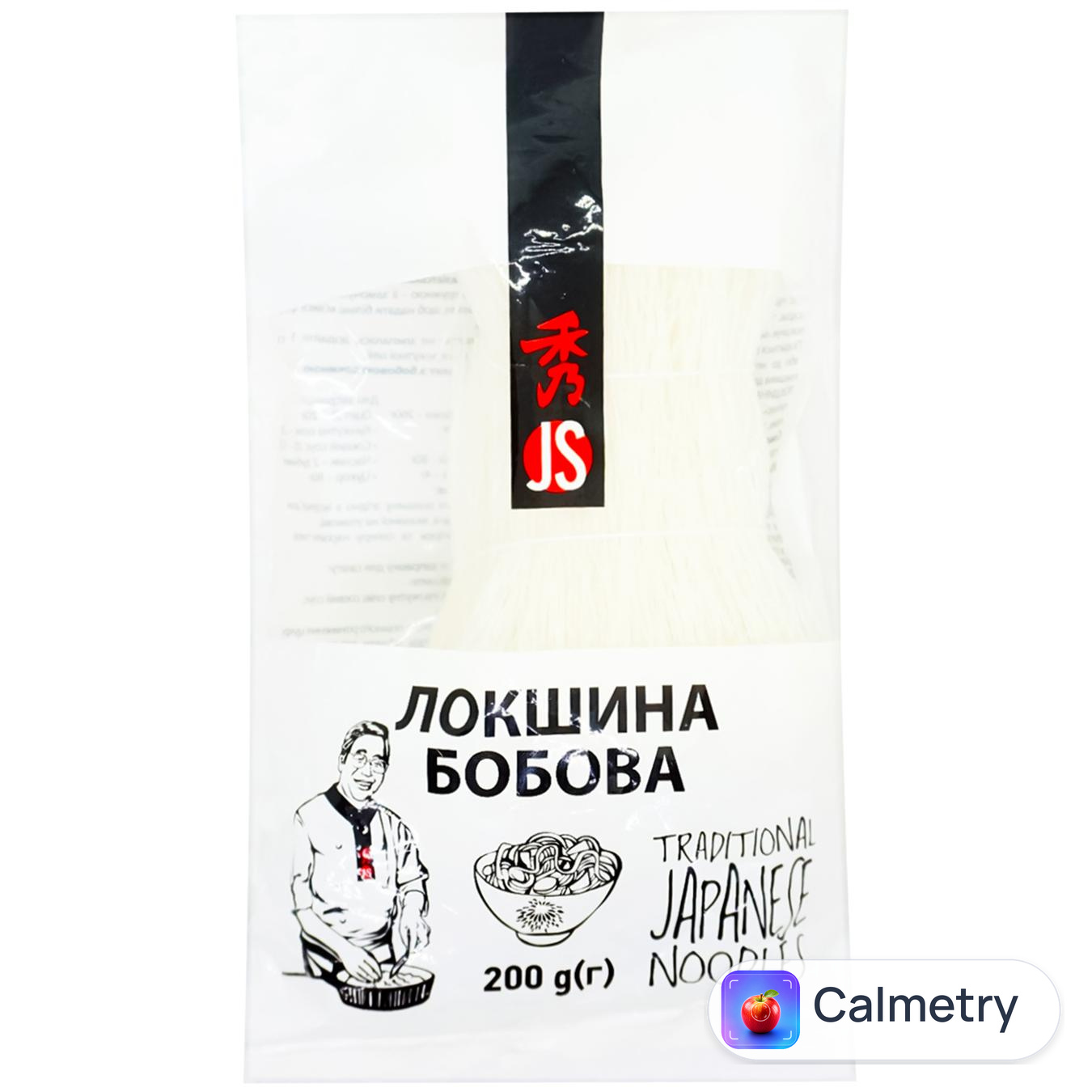 Макаронні вироби JS Локшина бобова 200г — фото продукту
