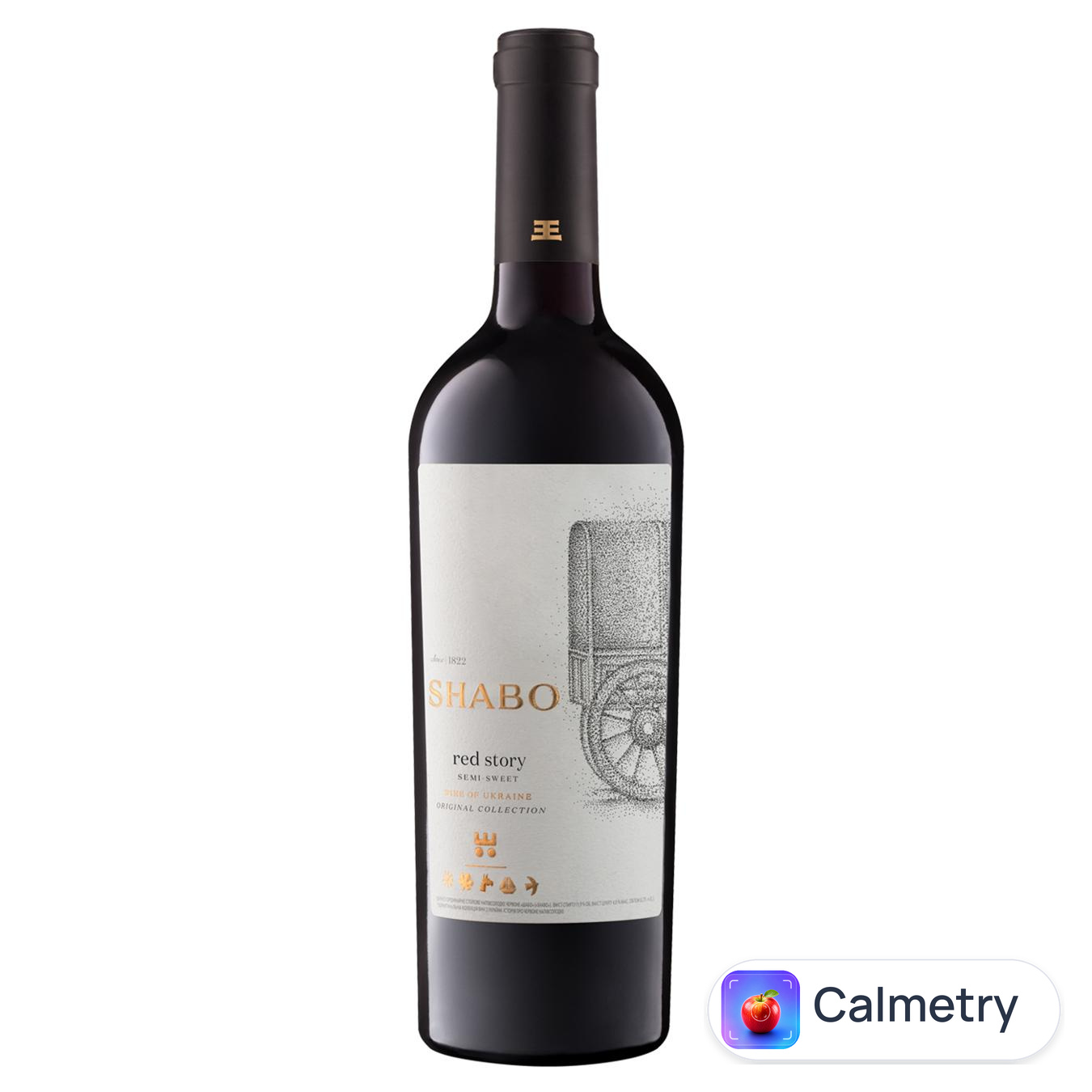 Вино Shabo Original Collection Red Story червоне напівсолодке 10,8% 0,75л — фото продукту
