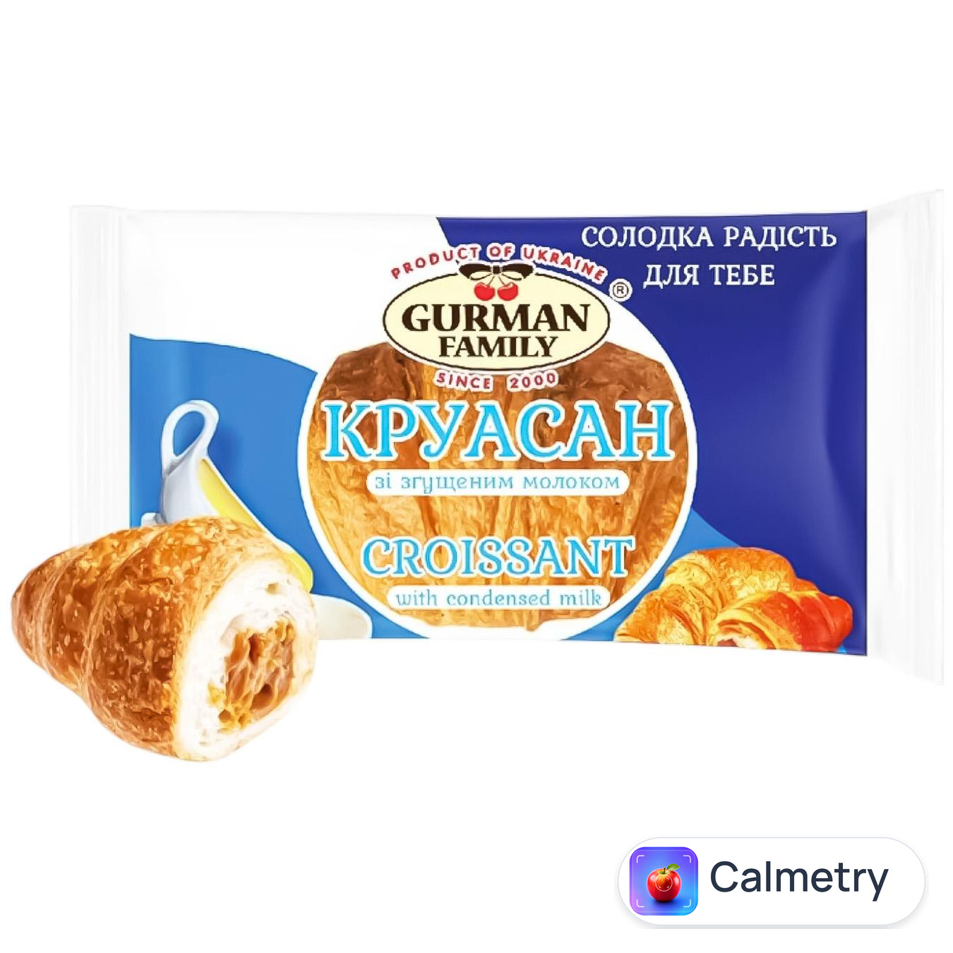Круасан Gurman Family зі згущеним молоком 45г
