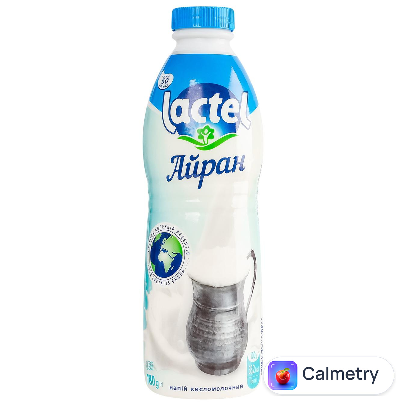 Айран Lactel 1,6% 780г