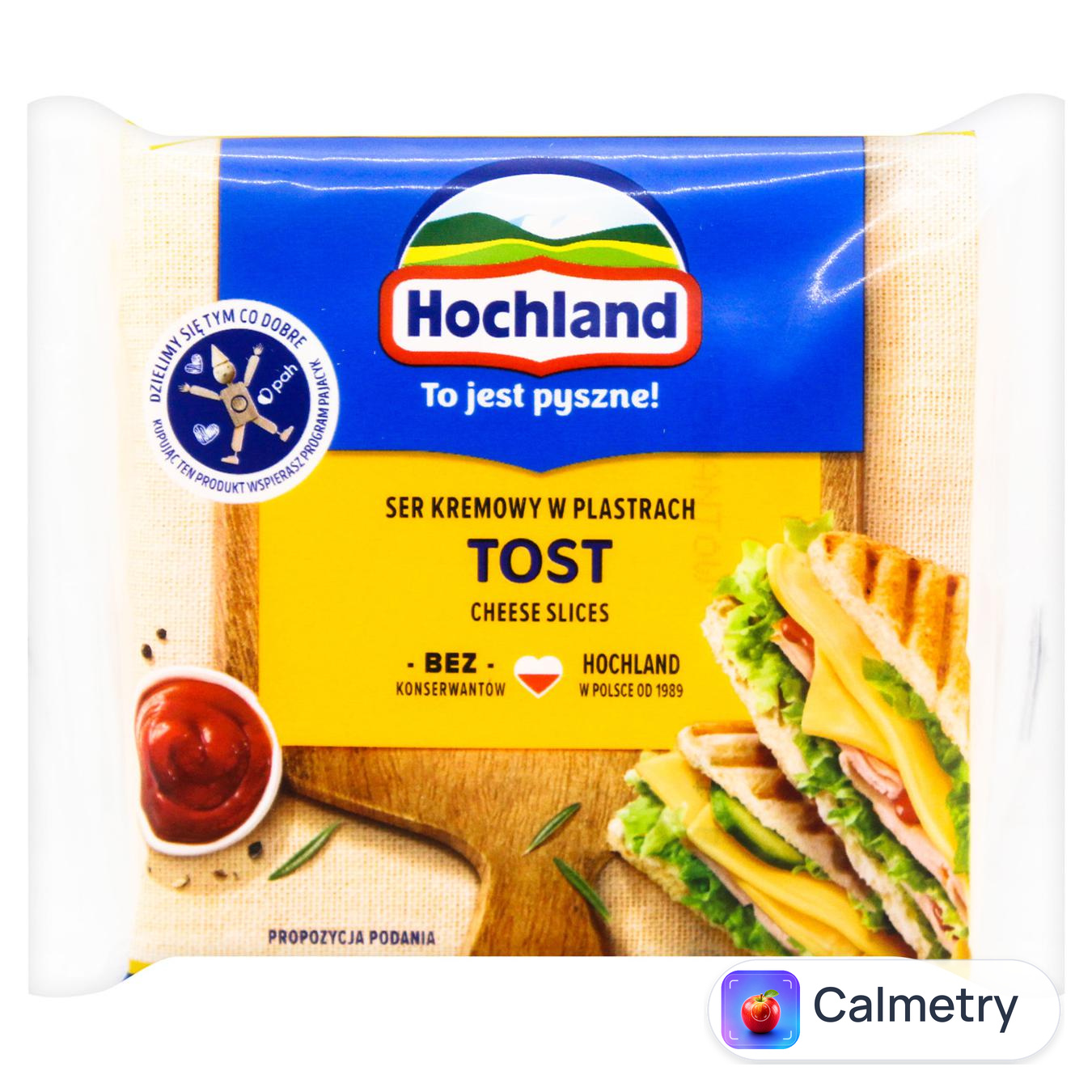 Сир плавлений Hochland Тост скибочками 40% 130г
