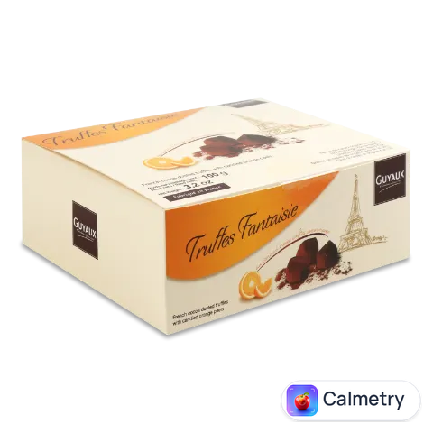 Цукерки Guyaux chocolatier трюфелі з апельсиновою начинкою 100г