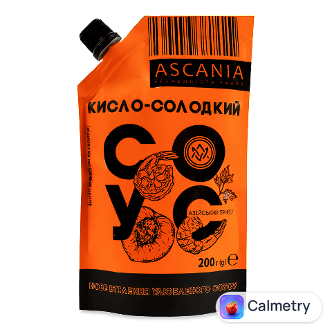 Соус Ascania Кисло-солодкий, 200г