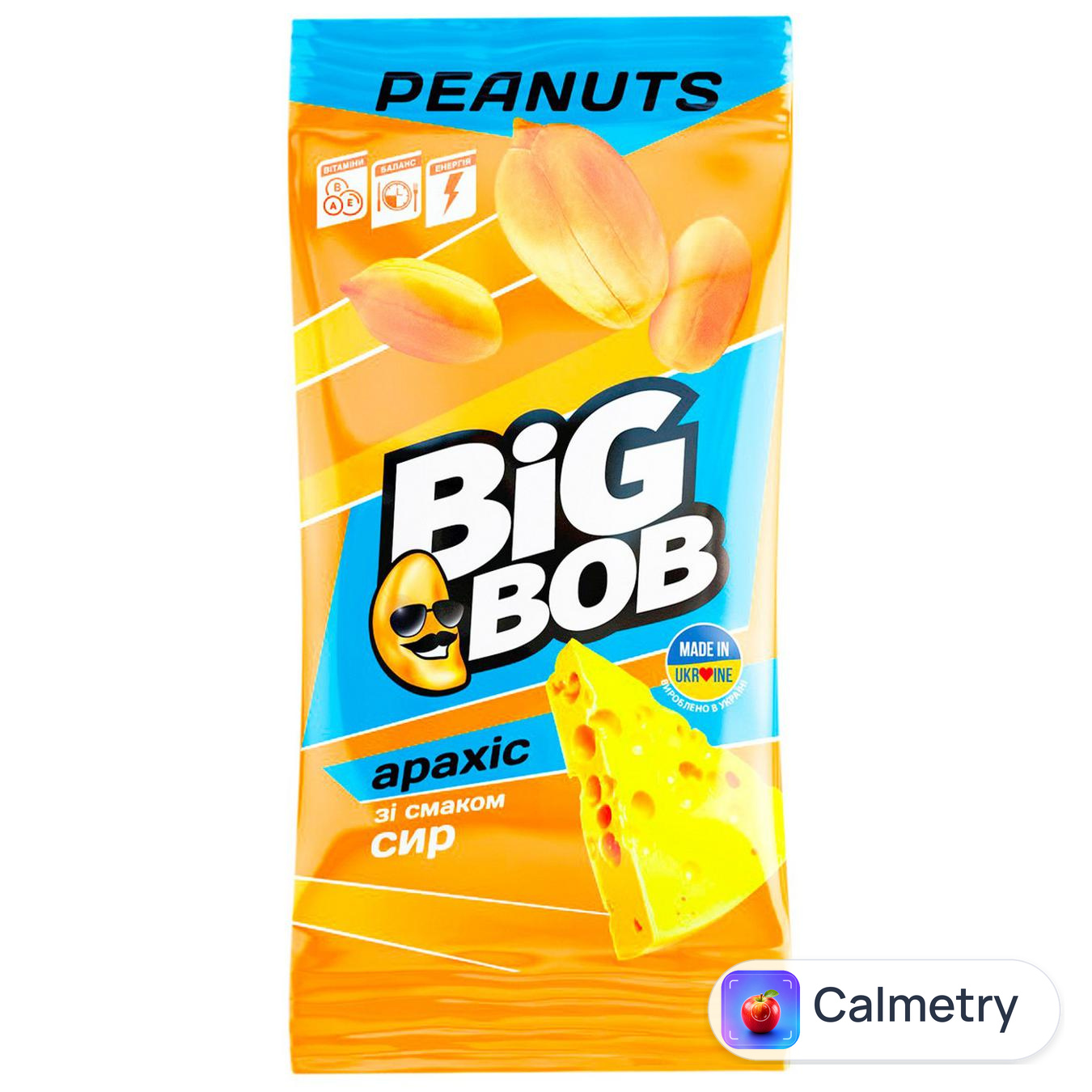 Арахіс Big Bob смажений зі смаком сиру 60г — фото продукту