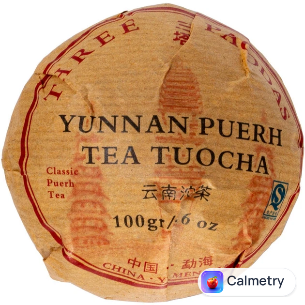 Чай Jinglong Tea Factory Шу Пу Ер Цзин Лун Три Пагоди 100 г