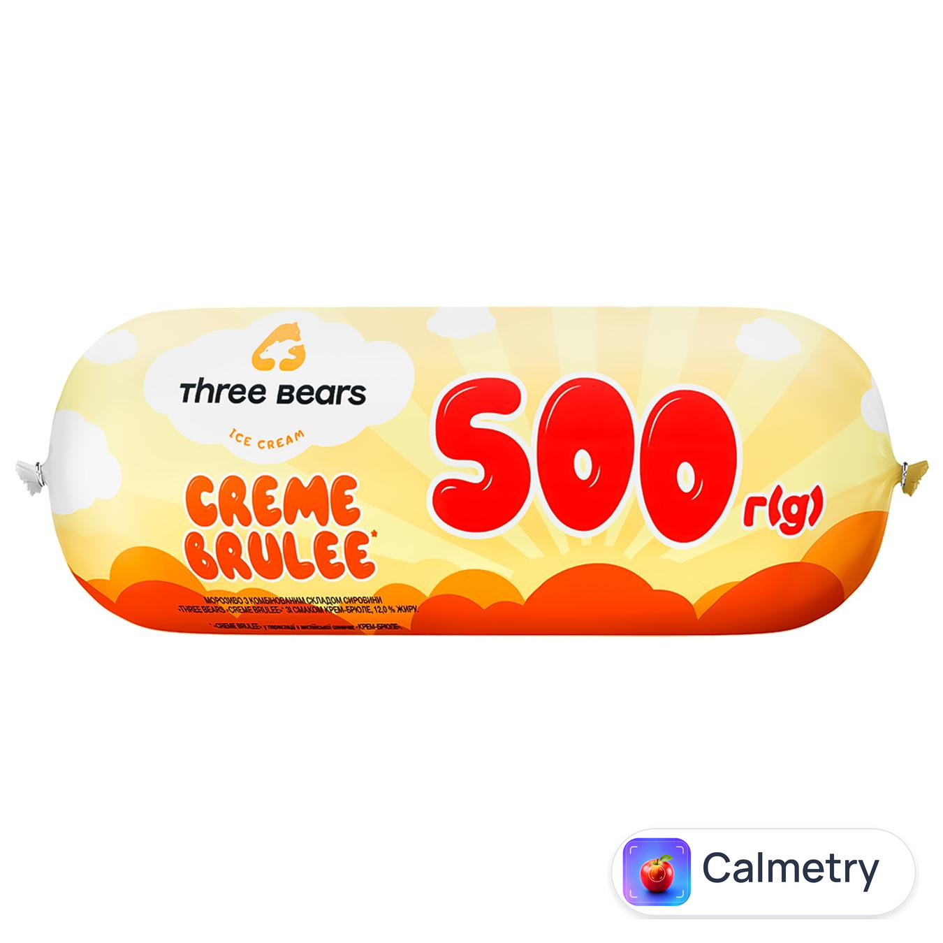Морозиво Три Ведмеді Creme brulee 500г — фото продукту