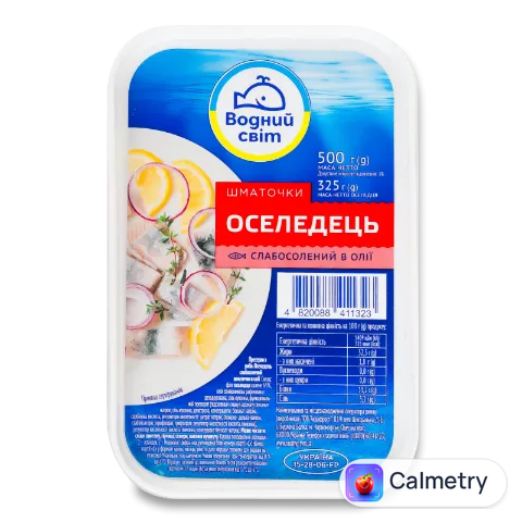 Оселедець Водний світ слабосол куски філе в олії