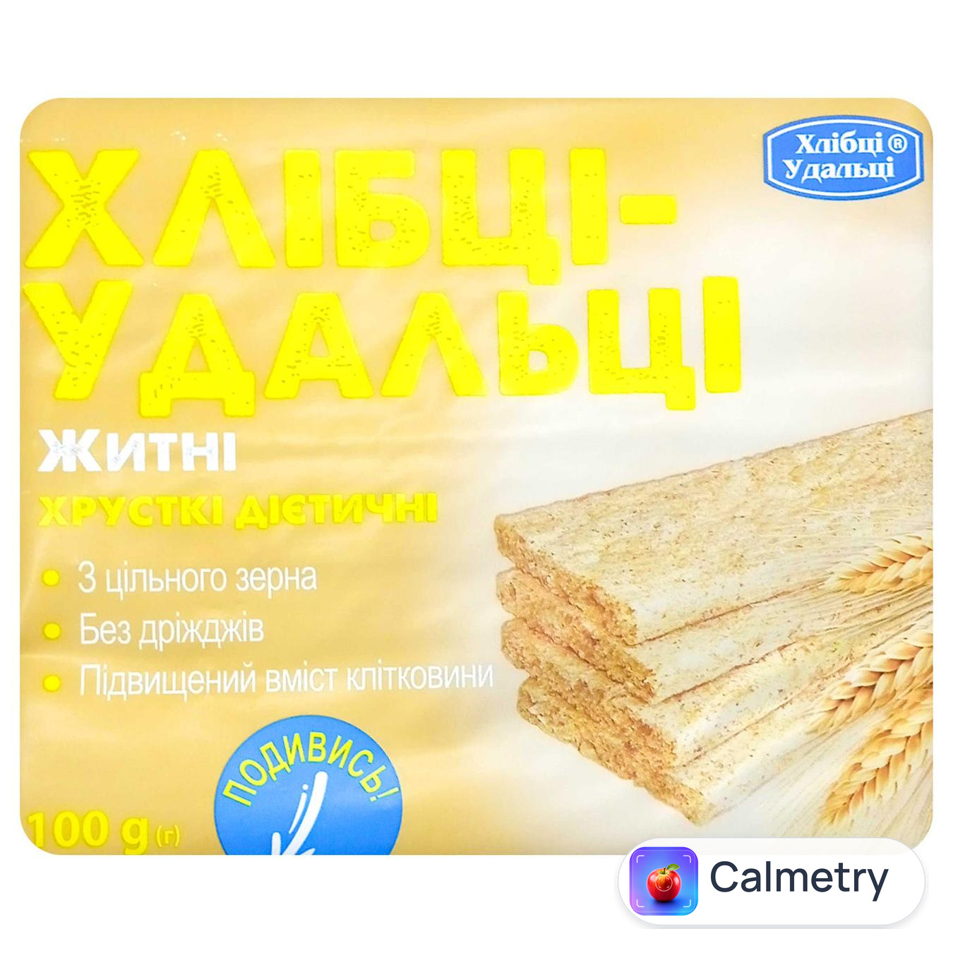 Хлібці Хлібці-Удальці Житні 100г — фото продукту