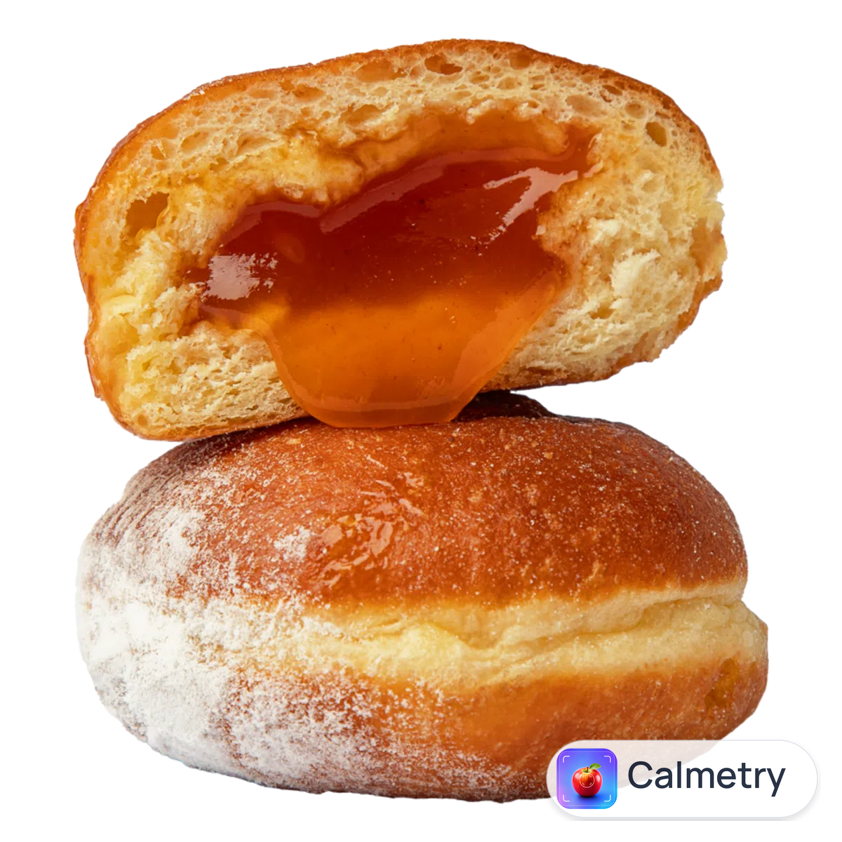 Пампух з абрикосовою начинкою
