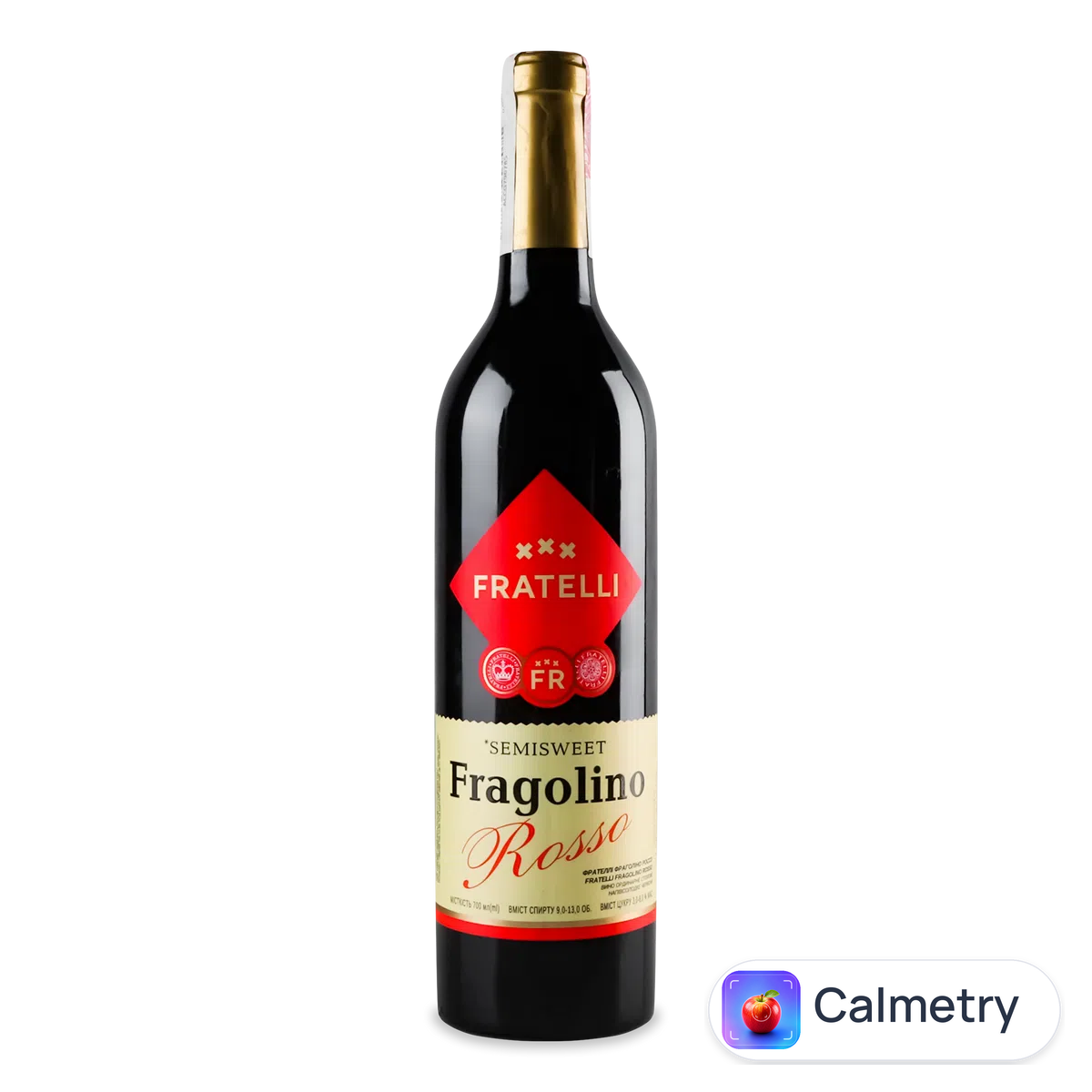 Вино Fratelli Fragolino Rosso червоне напівсолодке 0,7л