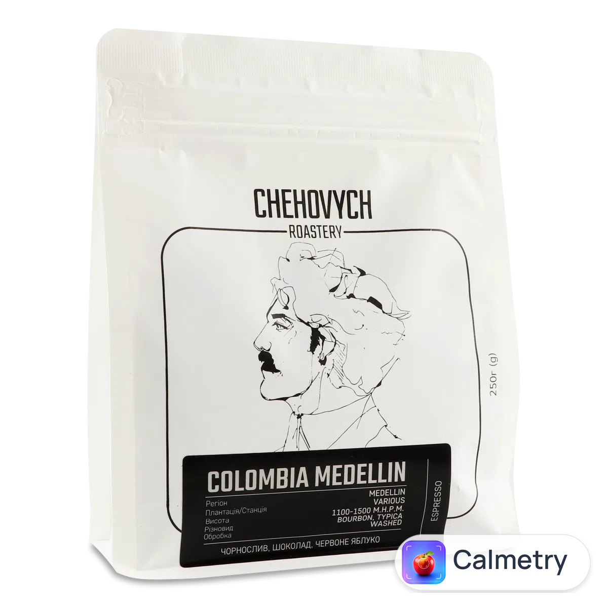 Кава зернова Чехович Колумбія Меделлін 250 г Chehovych Roastery