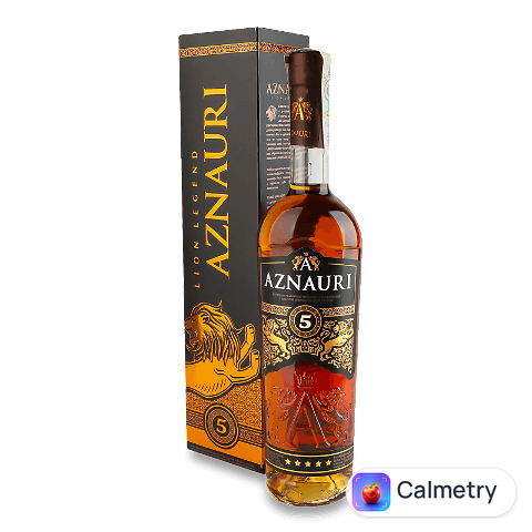 Бренді Aznauri Lion Legend VVSOP 5 років, 0,5л
