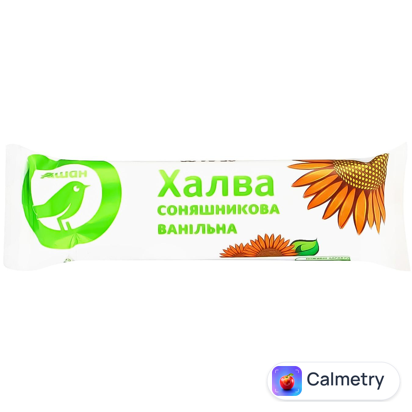 Халва Auchan соняшникова ванільна 60г