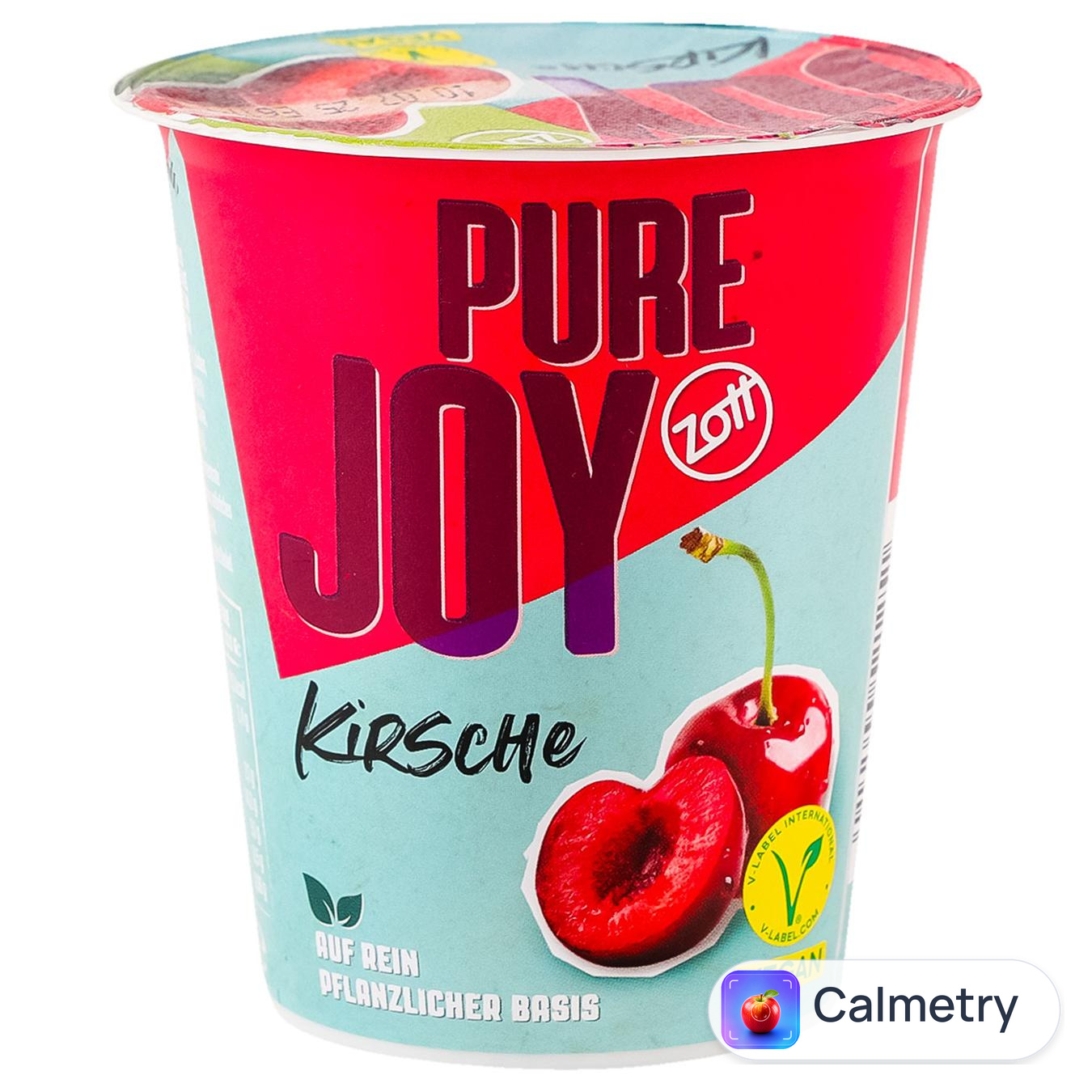 Йогурт Zott Pure Joy кокосовий-вівсяний з вишнею 140г